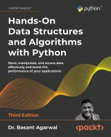 Portada de Hands-On Data Structures and Algorithms with Python, 3rd Edition