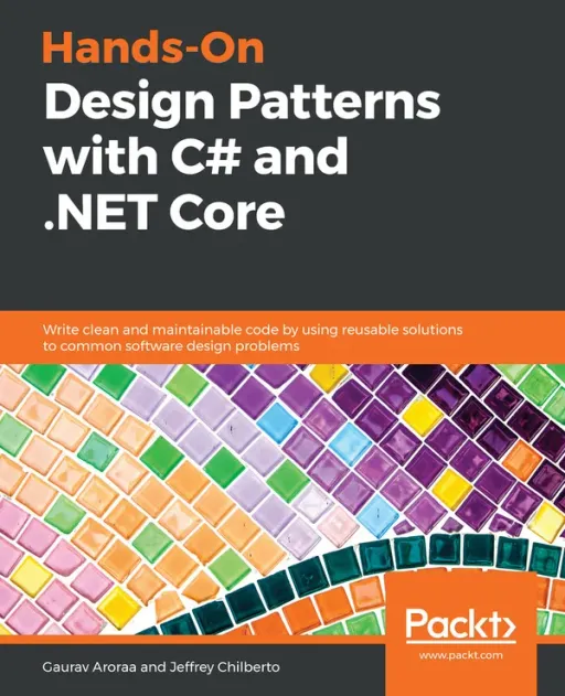 Portada de Hands-On Design Patterns with C# and .NET Core