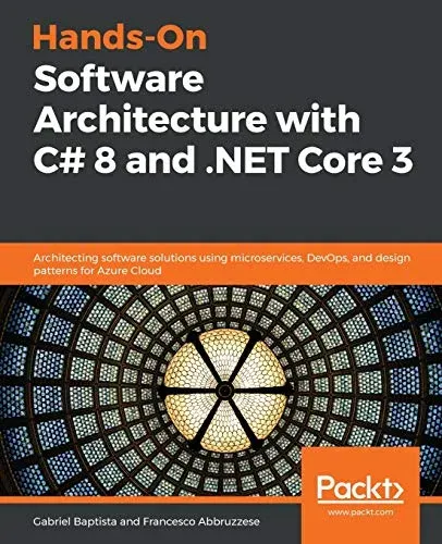 Portada de Hands-On Software Architecture with C# 8 and .NET Core 3