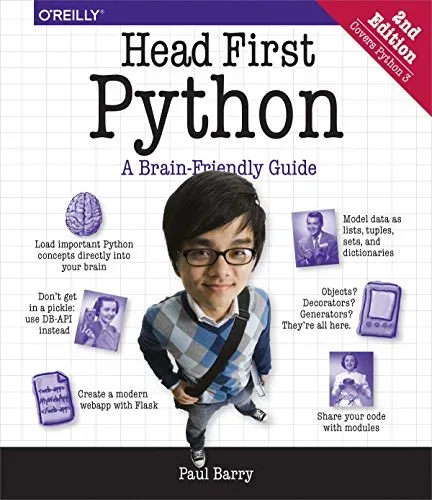 Portada de Head First Python, 2nd Edition