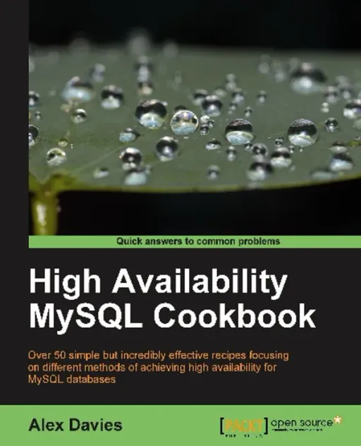 Portada de High Availability MySQL Cookbook