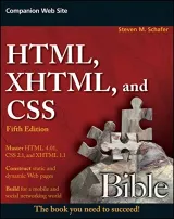 Portada de HTML, XHTML And CSS Bible, 5th Edition