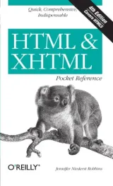 Portada de HTML & XHTML Pocket Reference, 4th Edition