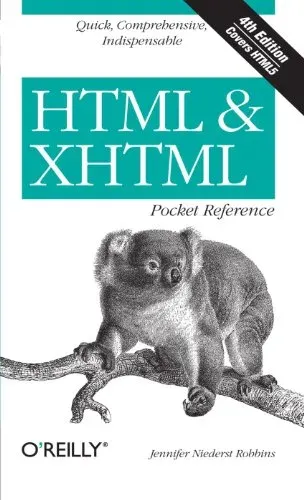 Portada de HTML & XHTML Pocket Reference, 4th Edition