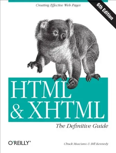 Portada de HTML & XHTML The Definitive Guide, 6th Edition