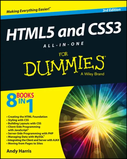 Portada de HTML5 and CSS3 All-in-One For Dummies