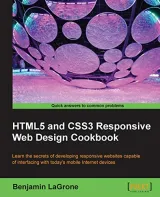 Portada de HTML5 and CSS3 Responsive Web Design Cookbook