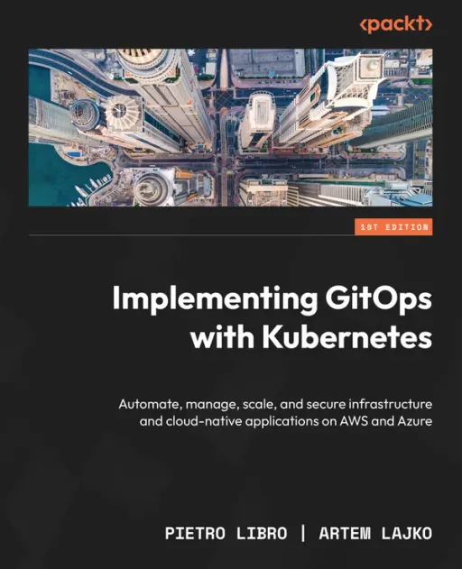 Portada de Implementing GitOps with Kubernetes