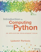 Portada de Introduction to Computing Using Python, 2nd Edition