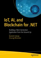 Portada de IoT, AI, and Blockchain for .NET