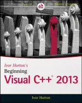 Portada de Ivor Horton's Beginning Visual C++ 2013
