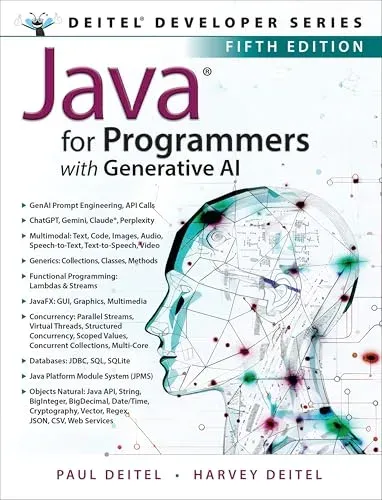 Portada de Java for Programmers with Generative AI, 5th Edition