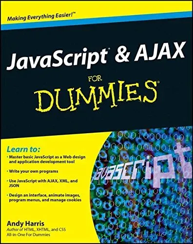 Portada de JavaScript and AJAX For Dummies
