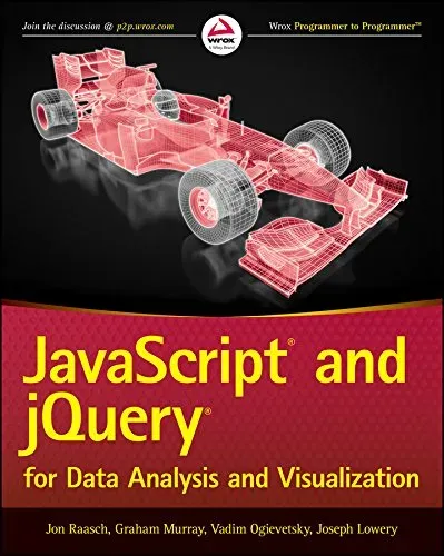 Portada de JavaScript and jQuery for Data Analysis and Visualization