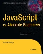 Portada de JavaScript for Absolute Beginners