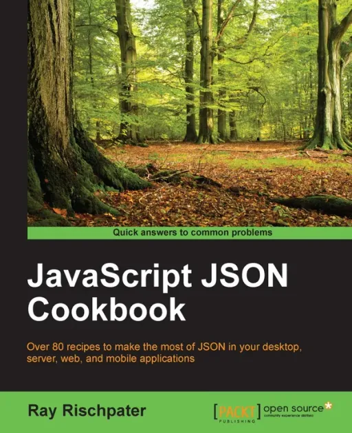 Portada de JavaScript JSON Cookbook