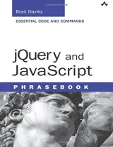 Portada de jQuery and JavaScript Phrasebook