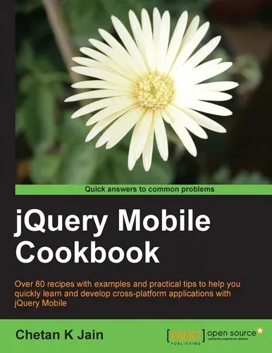 Portada de jQuery Mobile Cookbook