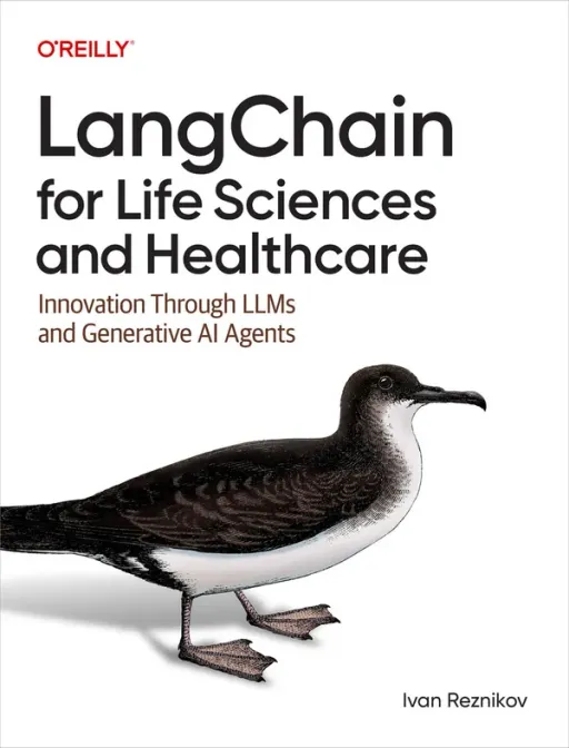 Portada de LangChain for Life Sciences and Healthcare