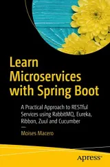 Portada de Learn Microservices with Spring Boot