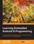 Portada de Learning Embedded Android N Programming