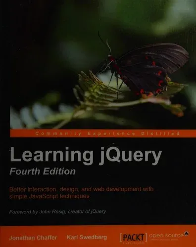 Portada de Learning jQuery, 4th Edition