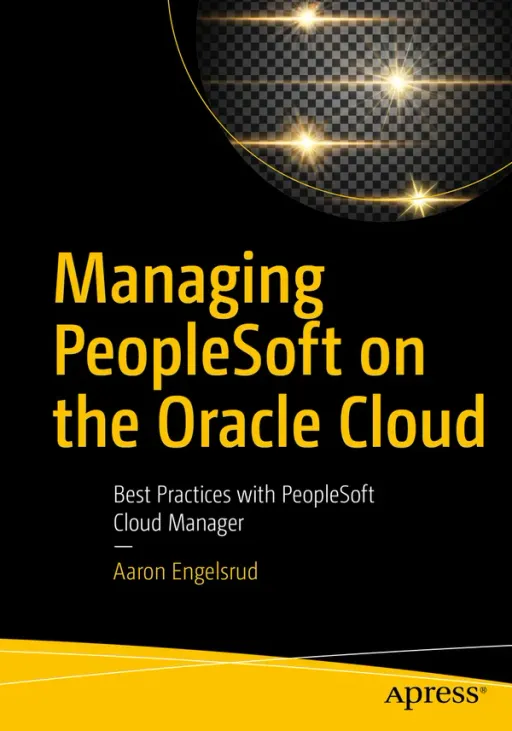 Portada de Managing PeopleSoft on the Oracle Cloud