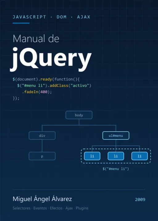 Portada de Manual de jQuery