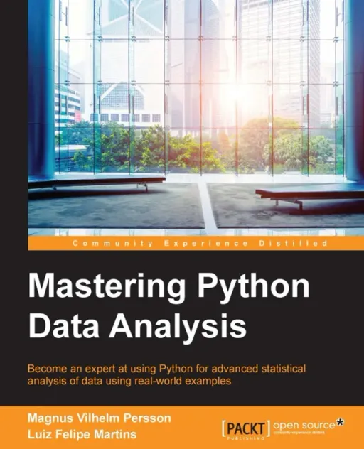 Portada de Mastering Python Data Analysis