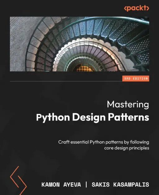 Portada de Mastering Python Design Patterns, 3rd Edition