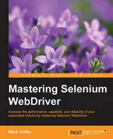 Portada de Mastering Selenium WebDriver