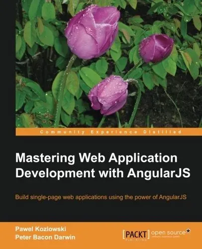 Portada de Mastering Web Application Development with AngularJS