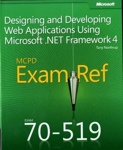 Portada de MCPD Exam Ref 70-519 Web Applications NET Framework 4