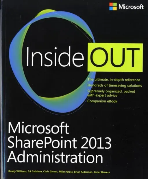 Portada de Microsoft SharePoint 2013 Administration Inside Out