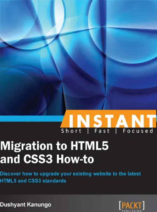 Portada de Migration to HTML5 and CSS3 How-to