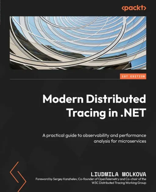 Portada de Modern Distributed Tracing in .NET
