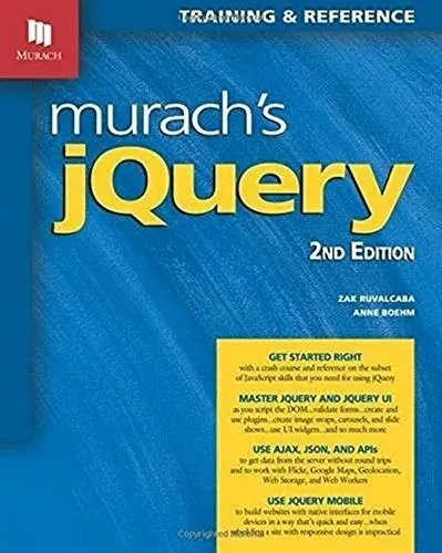 Portada de Murach's jQuery, 2nd Edition