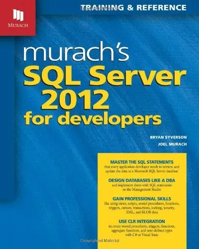 Portada de Murach's SQL Server 2012 for Developers