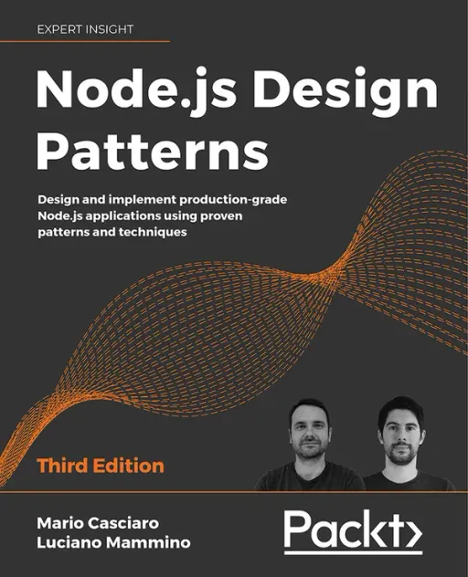 Portada de Node.js Design Patterns, 3rd Edition