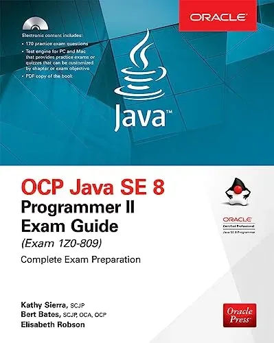 Portada de OCP Java SE 8 Programmer II Exam Guide