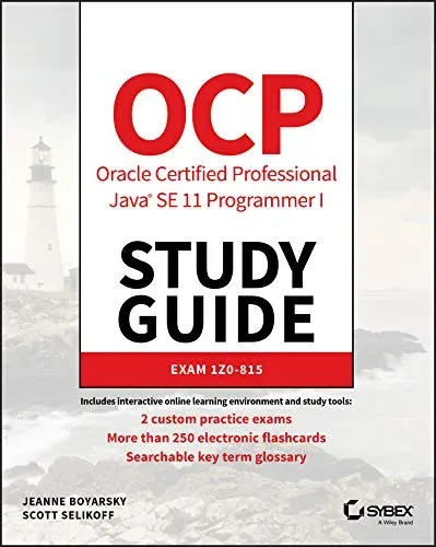 Portada de OCP Oracle Certified Professional Java SE 11 Programmer I Study Guide
