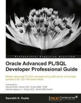 Portada de Oracle Advanced PLSQL Developer Professional Guide