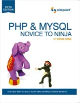 Portada de PHP & MySQL Novice to Ninja, 5th Edition