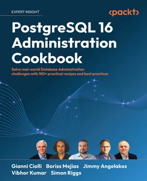 Portada de PostgreSQL 16 Administration Cookbook