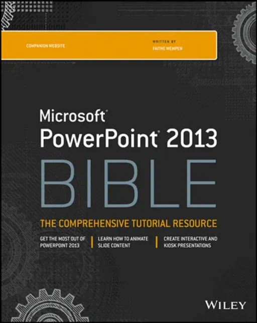 Portada de PowerPoint 2013 Bible