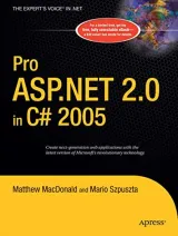 Portada de Pro ASP.NET 2.0 in C# 2005