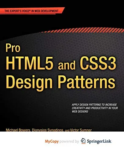 Portada de Pro HTML5 And CSS3 Design Patterns