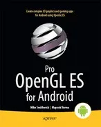 Portada de Pro OpenGL ES for Android