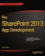 Portada de Pro SharePoint 2013 App Development