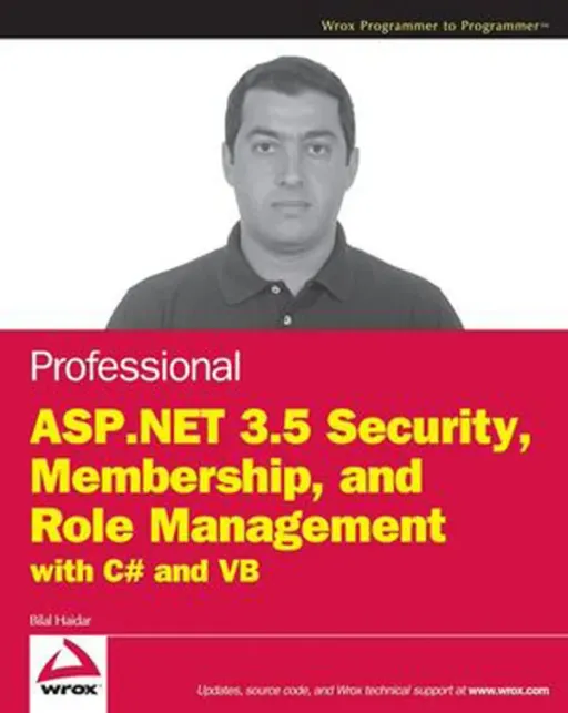 Portada de Professional ASP.NET 3.5 Security, Membership, and Role Management with C# and VB